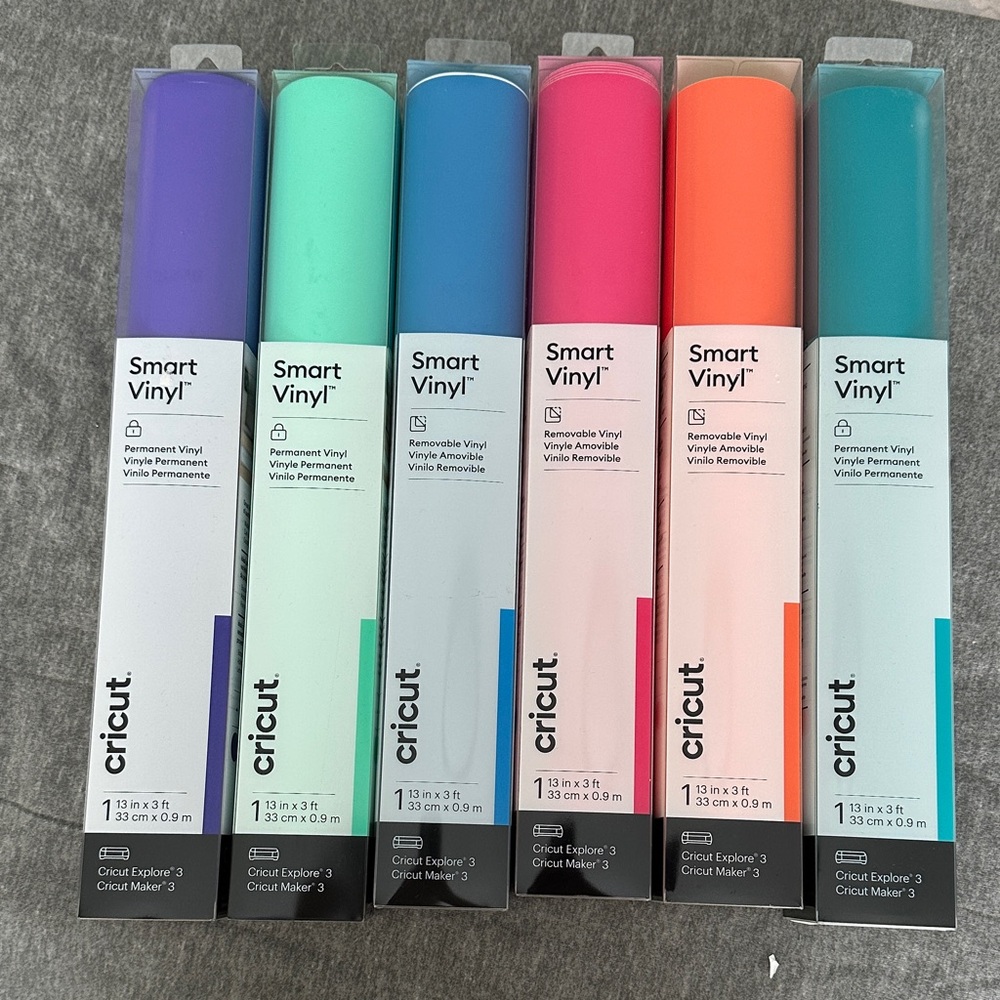 Cricut Smart Vinyl Set - Vibrant Multicolor Collection